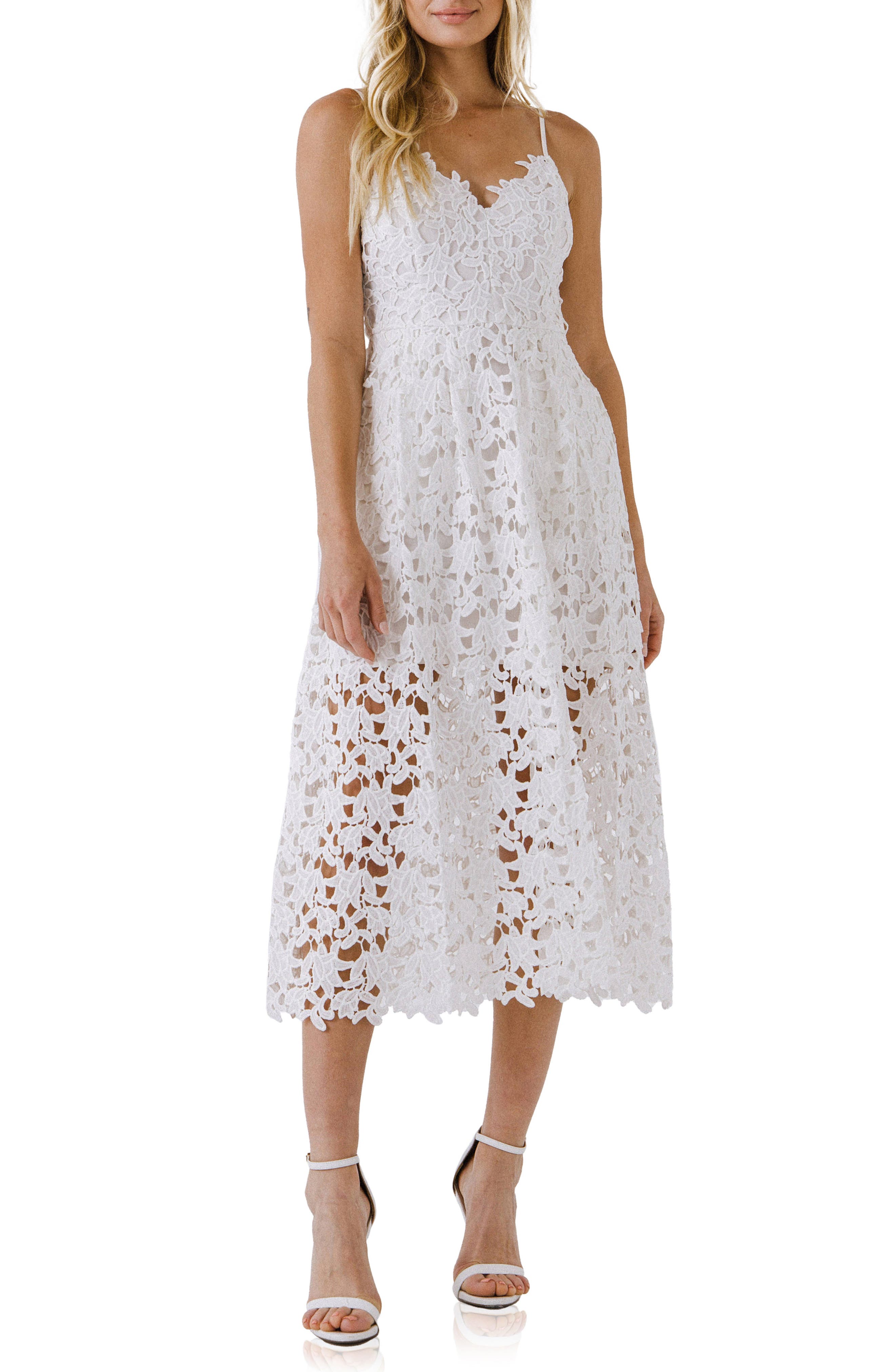 white lace dress | Nordstrom